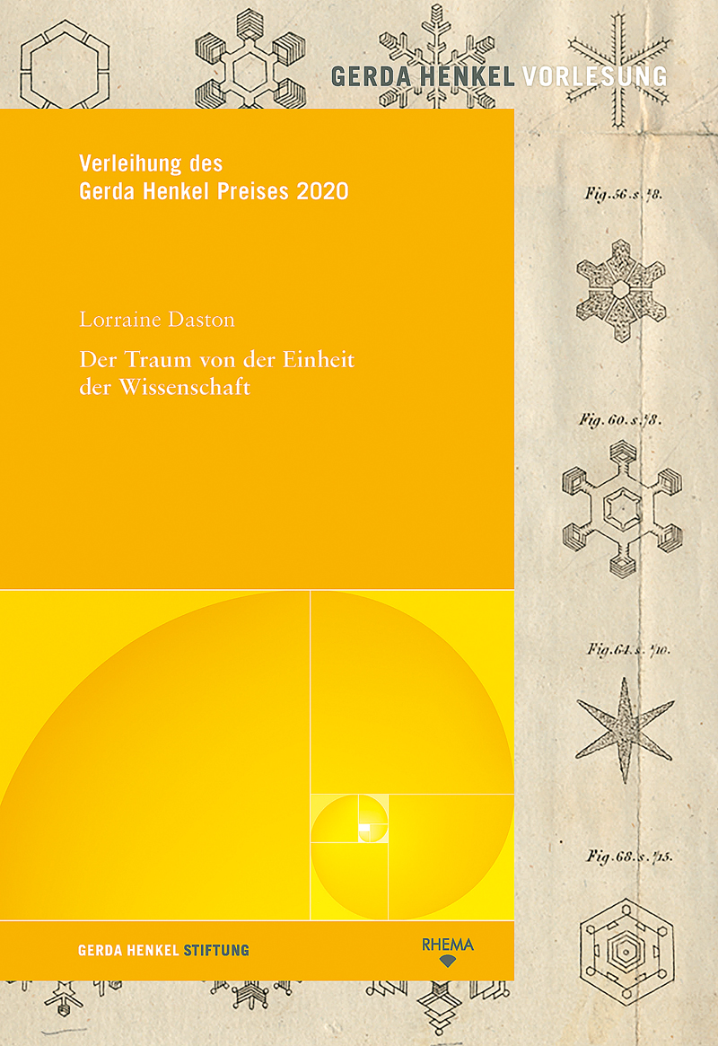 book cover: Lorraine Daston: Der Traum von der Einheit der Wissenschaft (2020)