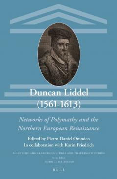 book cover: Pietro Daniel Omodeo: Duncan Liddel (2016)