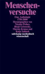 book cover: Pethes/ Griesecke/ Krause/ Sabisch: Menschenversuche. Eine Anthologie (2008)