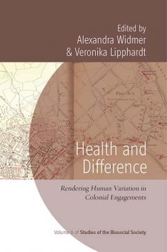 book cover: Widmer/ Lipphardt: Health and Difference (2016)