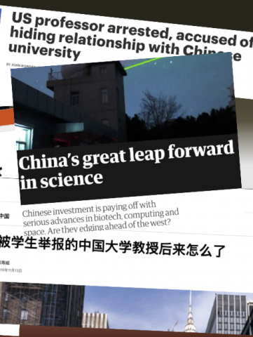 China in the Global System of Science news headlines