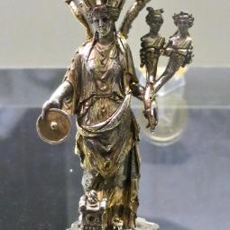 Silver statuette of the goddess Tutela