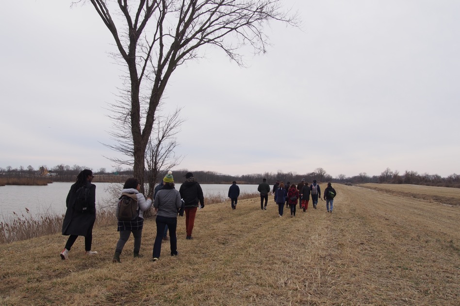 Cahokia site and transect walk. Source: Christoph Rosol.