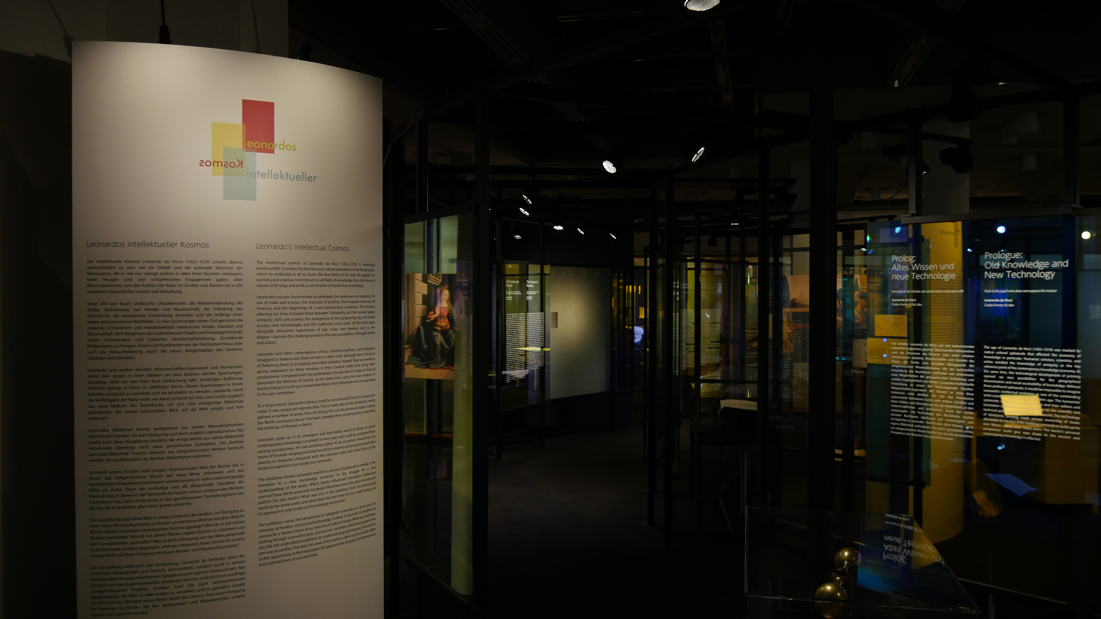 Entrance Exhibition "Leonardo's Intellectual Cosmos"
