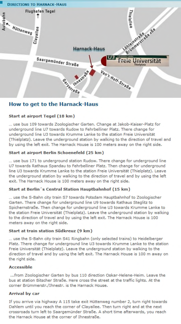 Direction Harnack-Haus