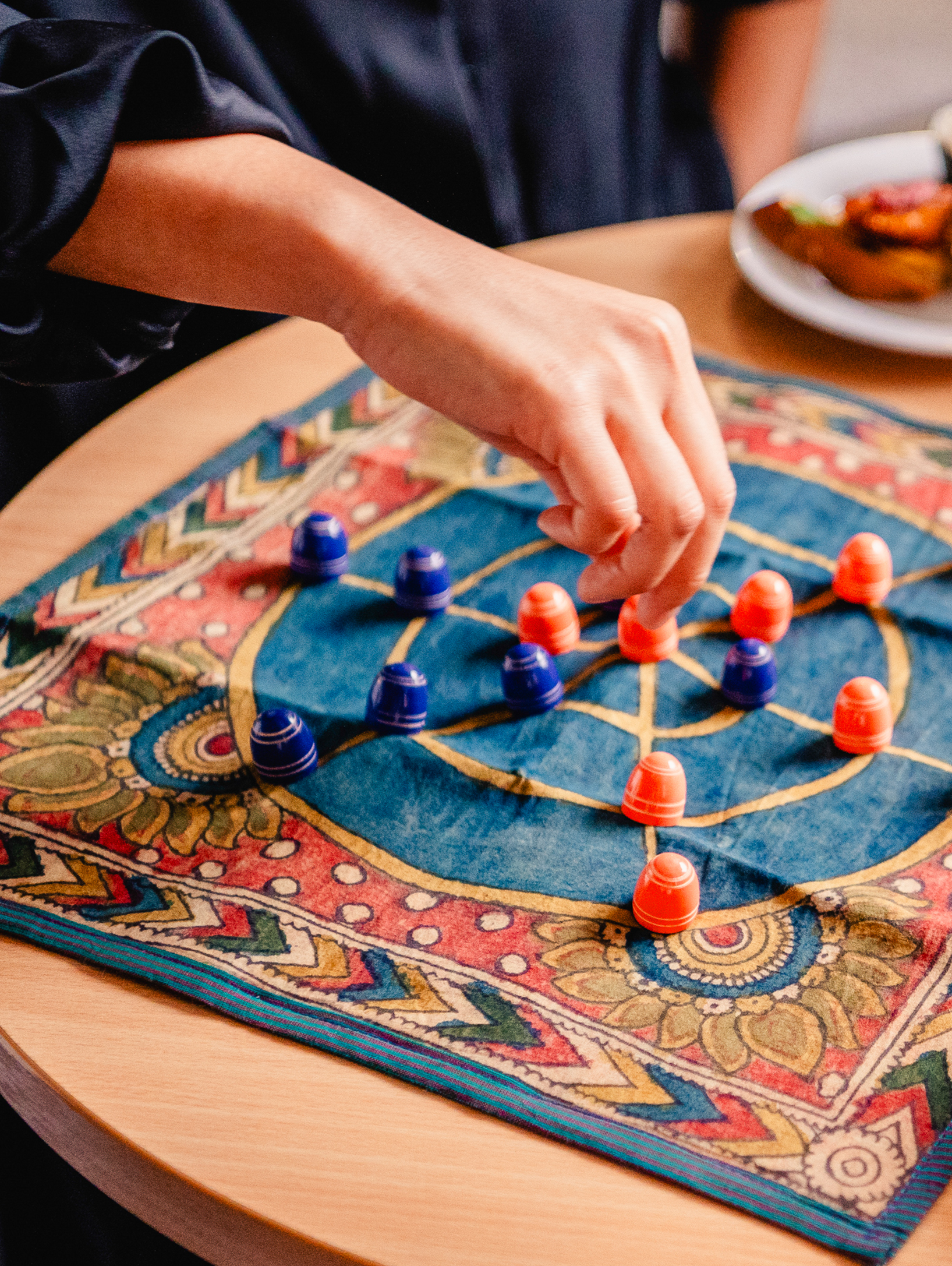 Indian board game Pretwa. Source: Sandra Prengel, 2024.