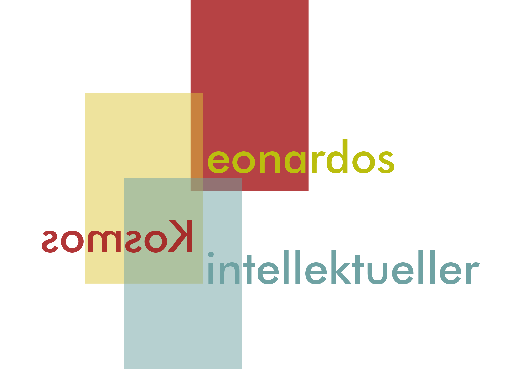 Logo zur Ausstellung "Leonardo's Intellektueller Kosmos"