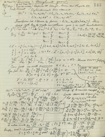 RG_Blum_american_philosophical_society_philadelphia_john_archibald_wheeler_papers_series_v._notes_and_notebooks_volume_40_relativity_notebook_2_1953-1954.p4.png