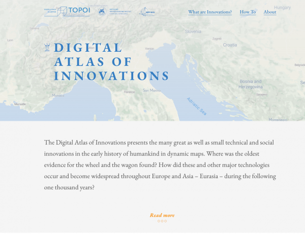 Digital Atlas Archaeology Humanities