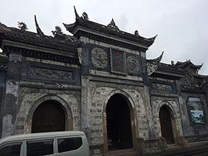 An existing guildhall in the small town of Chongqing, Sichuan