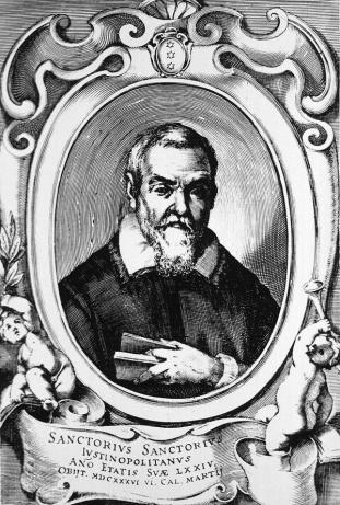 Sanctorio Sanctorius, 1609.