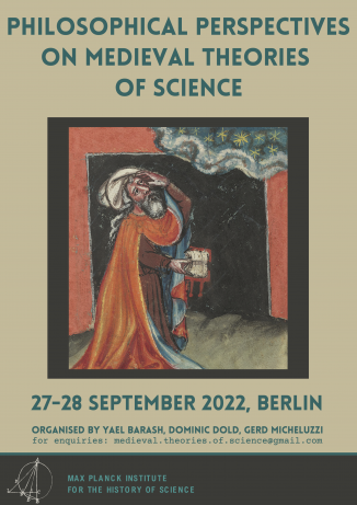 "Philosophical Percspectives on Medieval Theories of Science" poster