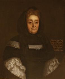 Anonymous, Portrait of Johanna St. John circa 1690, Collection of Lydiard House and Park. Image courtesy of Lydiard House and Park, Swindon.