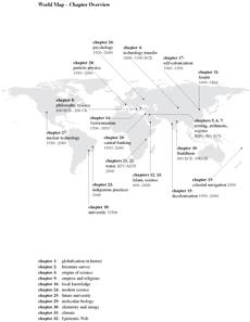 Overview of the chapters of The Globalization of Knowledge in History (Berlin: Edition Open Access, 2012).