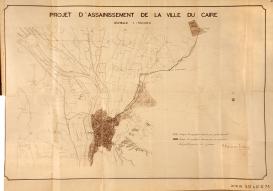 Plan of a drainage project in Cairo