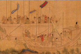 Ming Victory over Japanese Pirates Scroll