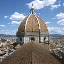 View of the Cupola of Santa Maria del Fiore, Florence.