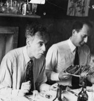 Murray Gell-Mann and Lev Landau at the Moscow Conference, 1956 