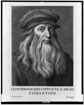 Front page image of Leonardo da Vinci by Colombini, Cosimo, -1812, engraver (1760). Source: Library of Congress, http://www.loc.gov/.