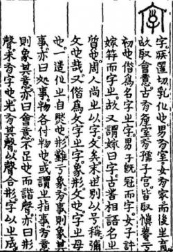 Wei Jiao’s understanding of the formation of Chinese characters (Liushu jingyun); Chinese Jesuit Sciences, 