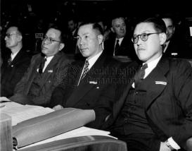 First World Health Assembly, Geneva, 1948. Members of the Chinese Delegation.