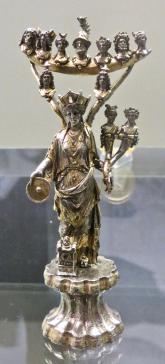 Silver statuette of the goddess Tutela