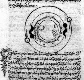 Byzantine eclipse diagram adopted from Indian astrology