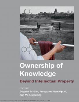 book cover: Schäfer et al: Ownership of Knowledge. Beyond Intellectual Property (2023)