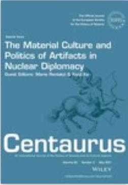 book cover: Maria Rentetzi: The Material Culture and Politics of Artifacts in Nuclear Diplomacy (2021)