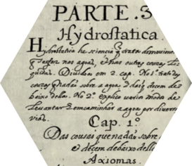 Castel-Branco, VCS, Uwens Hendrick Uwens: Excerpts from Tratado da Estática Lisbon, 1645