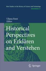 book cover: Feest, Uljana (ed.): Historical Perspectives on Erklären und Verstehen (2010)