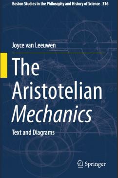book cover: Joyce van Leeuwen: The Aristotelian Mechanics (2016)
