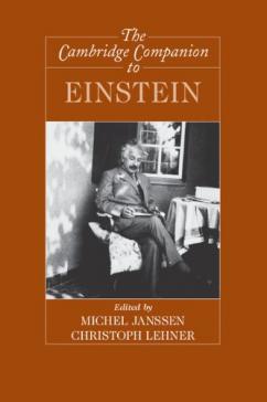 book cover: Janssen/ Lehner: The Cambridge Companion to Einstein (2014)