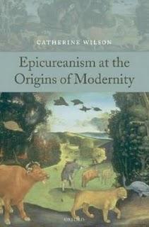 book cover: Catherine Wilson: Epicureanism at the Origins of Modernity (2008)