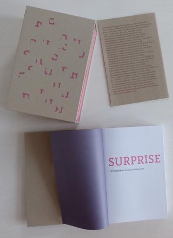 book cover: Fend/ te Heesen/ von Oertzen/ Vidal: Surprise: 107 Variations on the Unexpected (2019)
