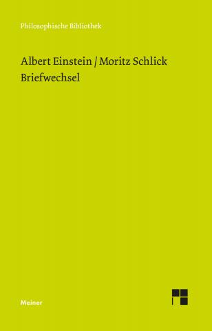 book cover: Engler/ Renn: Albert Einstein/ Moritz Schlick: Briefwechsel (2022)