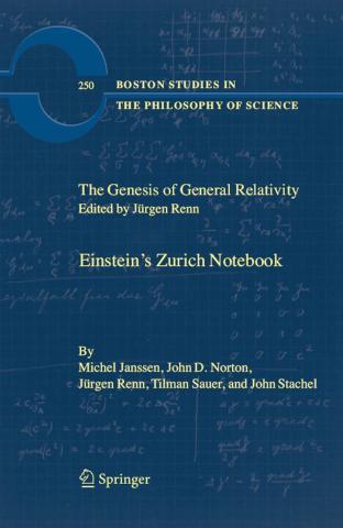 book cover: Jürgen Renn et al: The genesis of general relativity (2007)