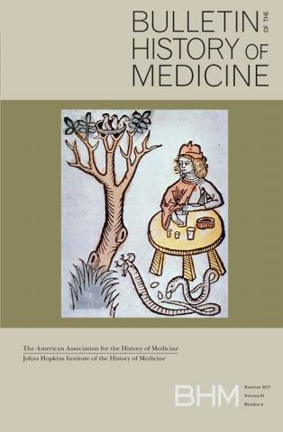 book cover: Elaine Leong et al: Testing Drugs and Trying Cures (Special Issue Bulletin of the History of Medicine) (2017)