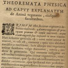 Guillaume Du Val, Phytologia sive Philosophia plantarum, Paris 1647, p. 22; theoremata physica; anima vegetativa
