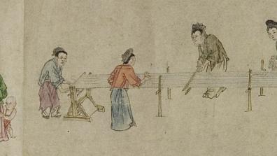 Detail from Zhu Yu, Taiping fenghui tu 太平風會圖 (Street Scenes in Times of Peace)