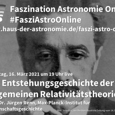 Jürgen Renn bei Faszination Astronomie Online