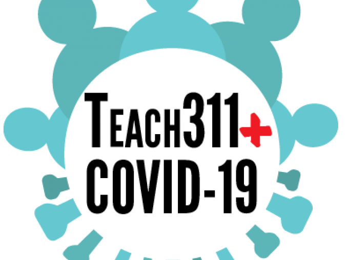 Teach311 + COVID-19 logo