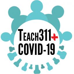 Teach311 + COVID-19 logo