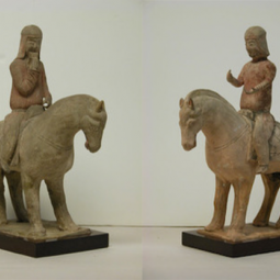 Mounted Musicians. Northern Wei dynasty (386–534 AD). 