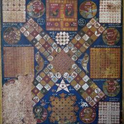 Games and Puzzles, 19th century board game from India